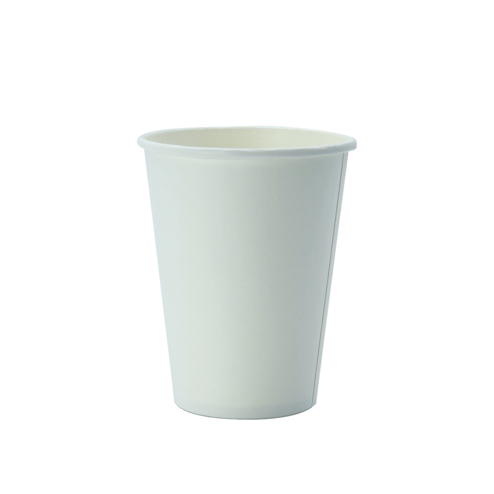 12oz 白色單層杯