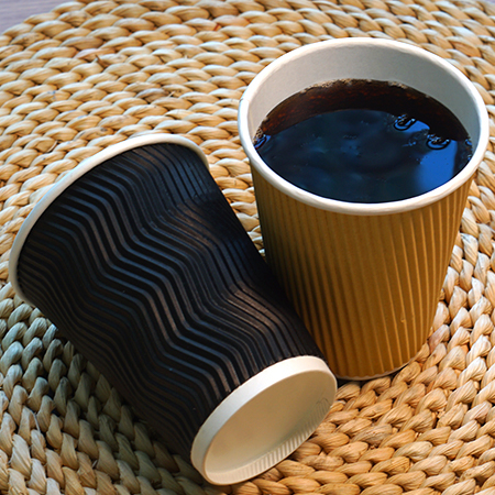 一次性降解PLA瓦楞紙杯